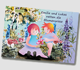 Kunst, Kultur Herten, Eva Ernst, Kinderumweltbuch Emilia und Lukas retten die Blumenwiese