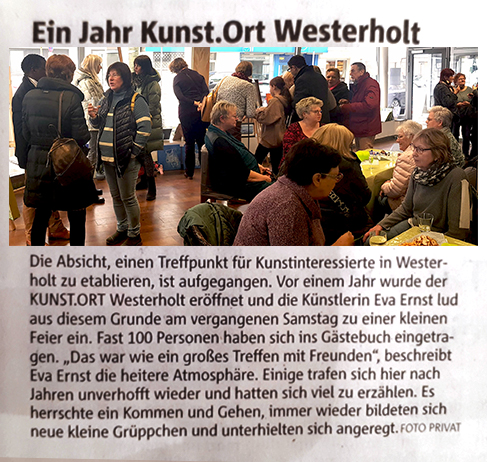 Kunst und Kultur Herten, Jubiläum Kunstort Westerholt, Eva Ernst
