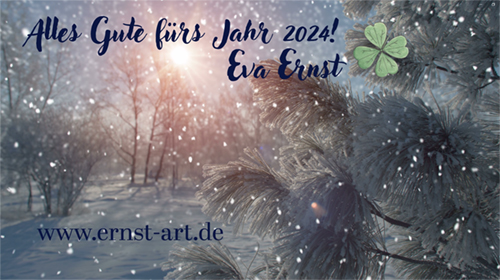 Kunst, Kultur Herten, Eva Ernst, Neujahr 2024