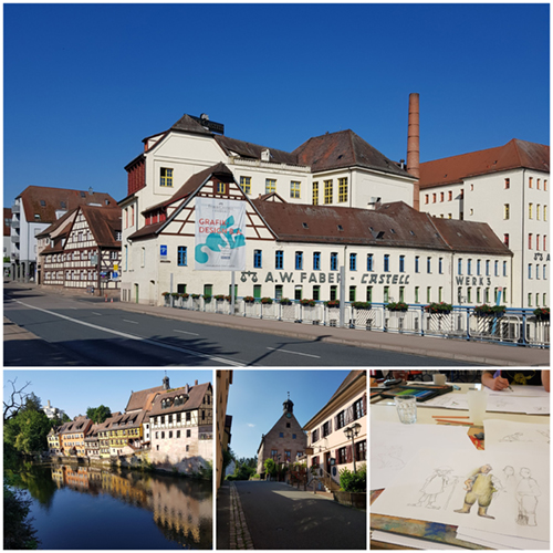 Kunst, Kultur Herten, Eva Ernst, Seminar Figurenentwicklung in Stein bei Faber Castell