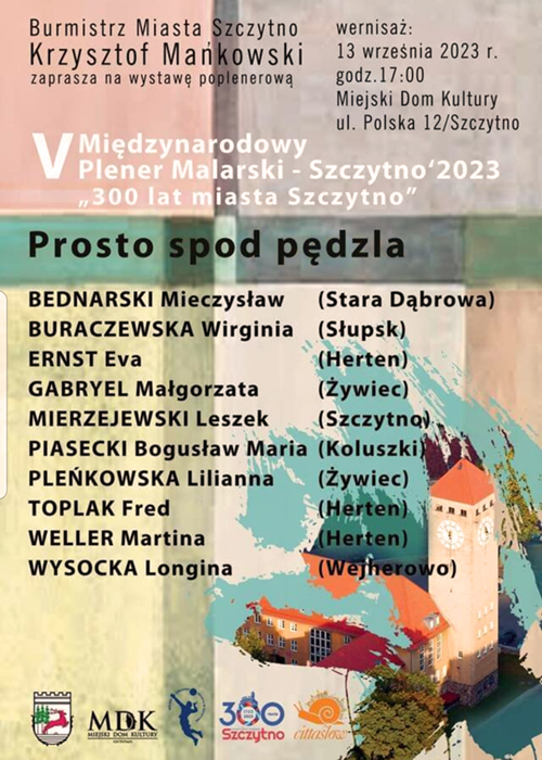 Einladung zur Ausstellungseröffnung im Kulturhaus der Stadt Szczytno 09 / 2023